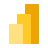 MS Power BI logo